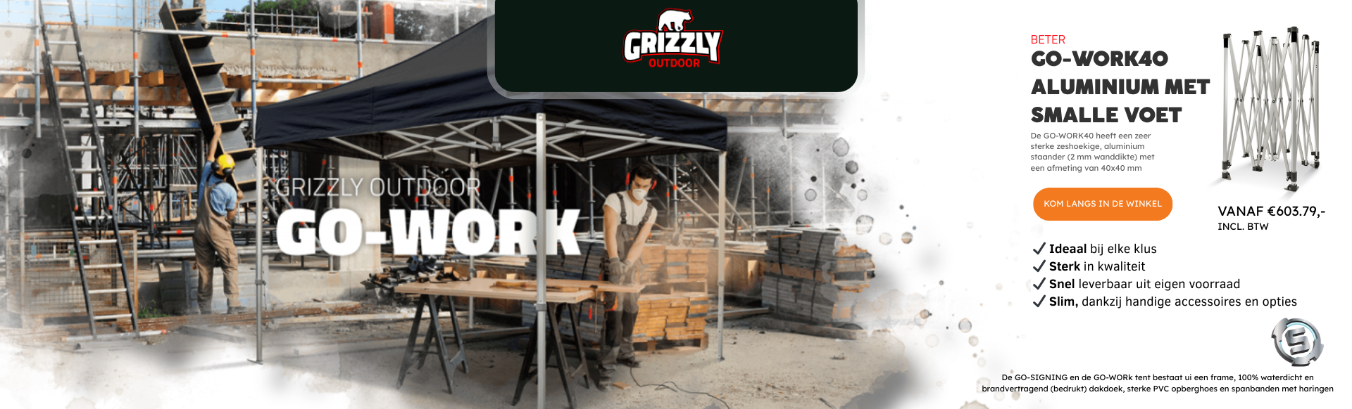 Grizzly GO-WORK40 